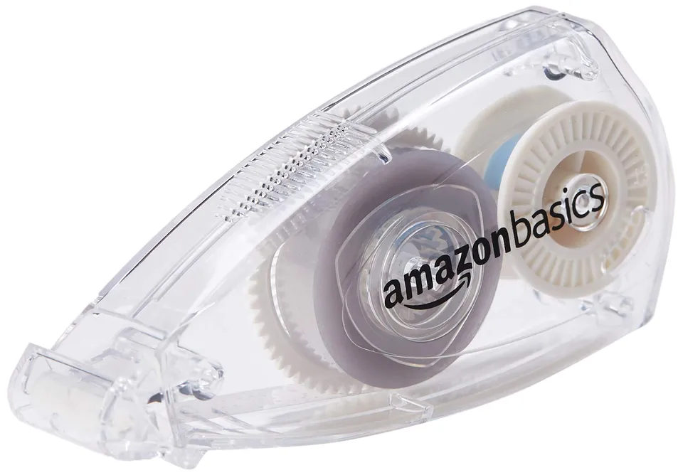 Amazon Basics nastro biadesivo con applicatore 6 mm x 9,1 m trasparente