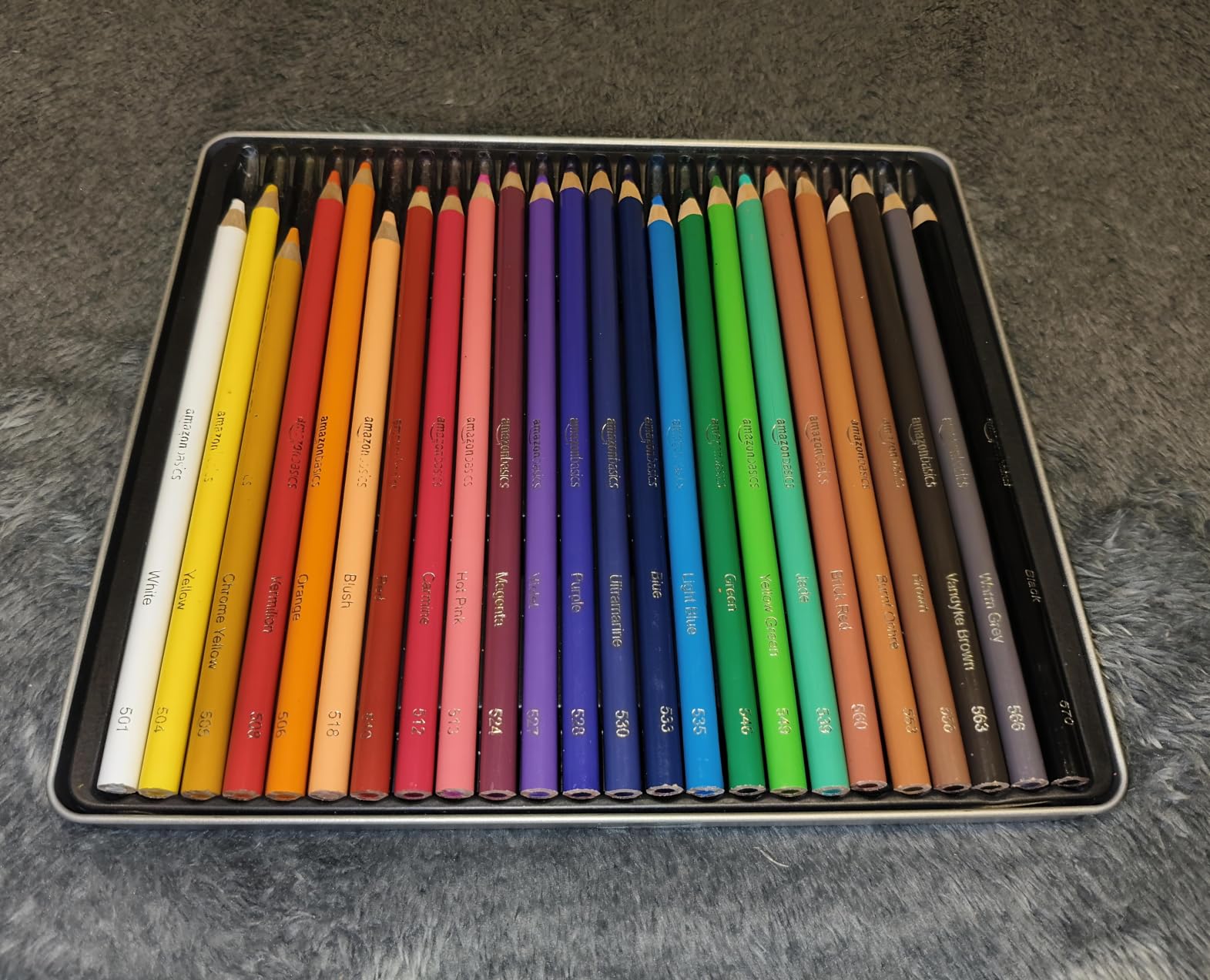 Amazon Basics Matite Colorate 48 Colori Set Scuola e Disegno
