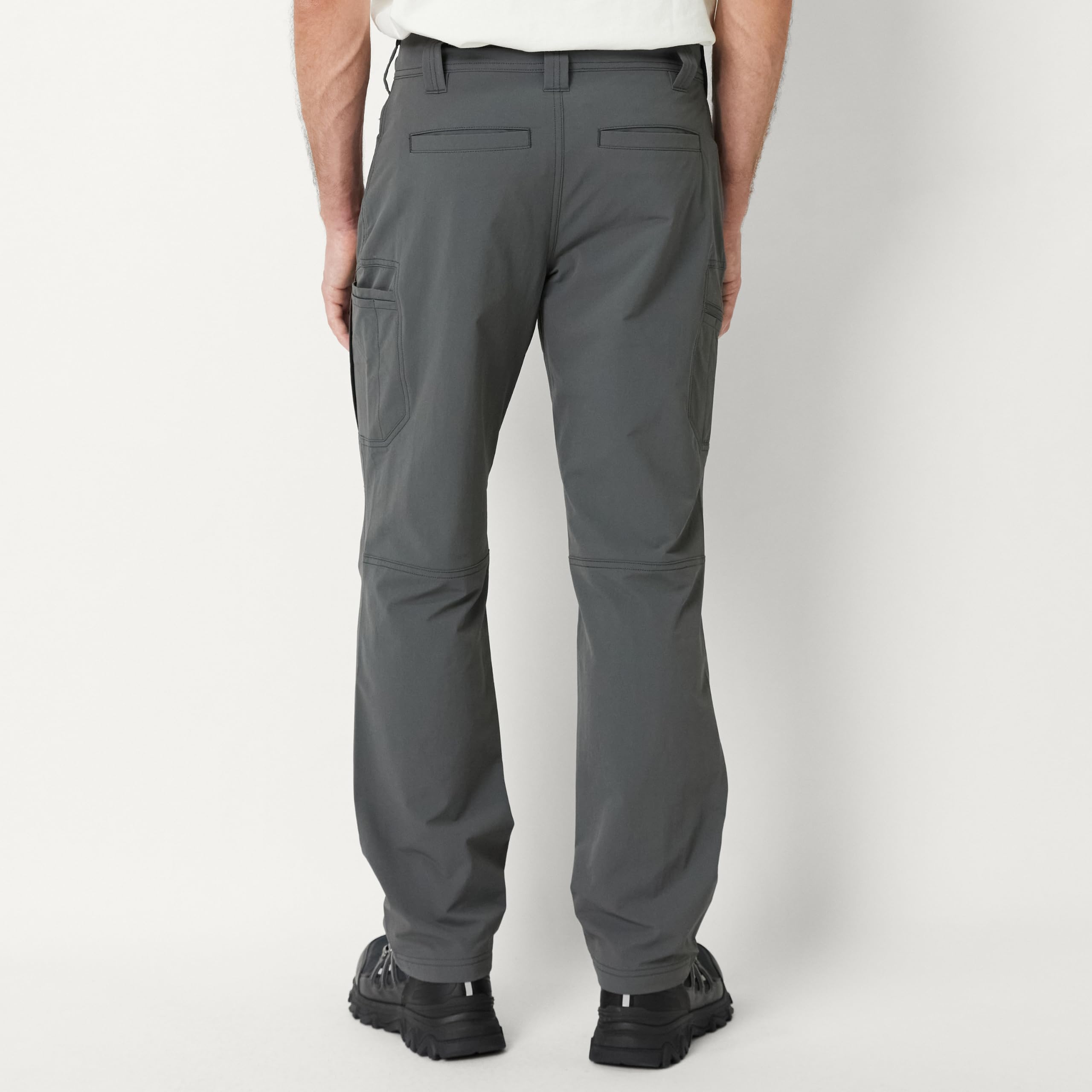 AmazonBasics pantaloni utility ibridi uomo 38W/30L carbone