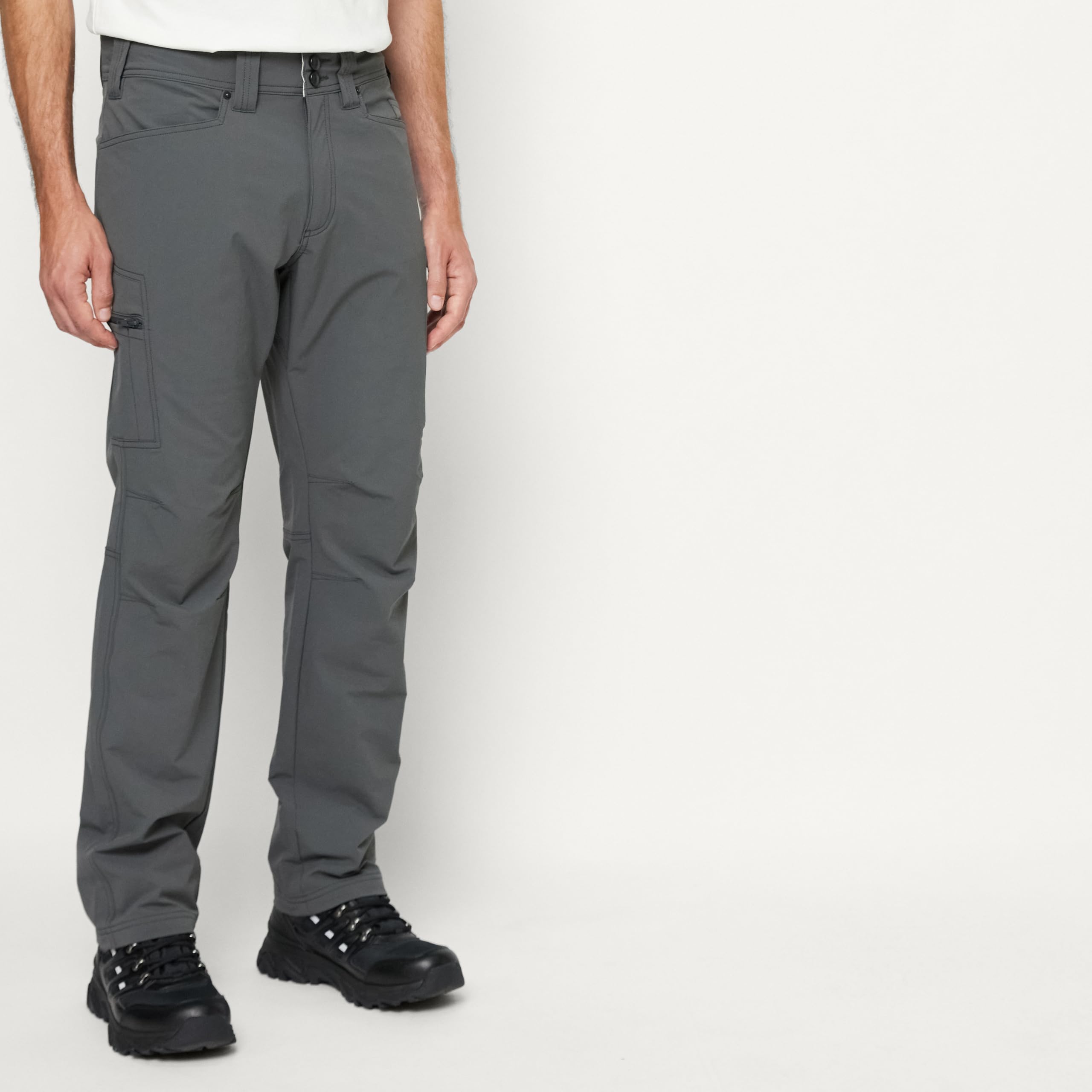 AmazonBasics pantaloni utility ibridi uomo 38W/30L carbone