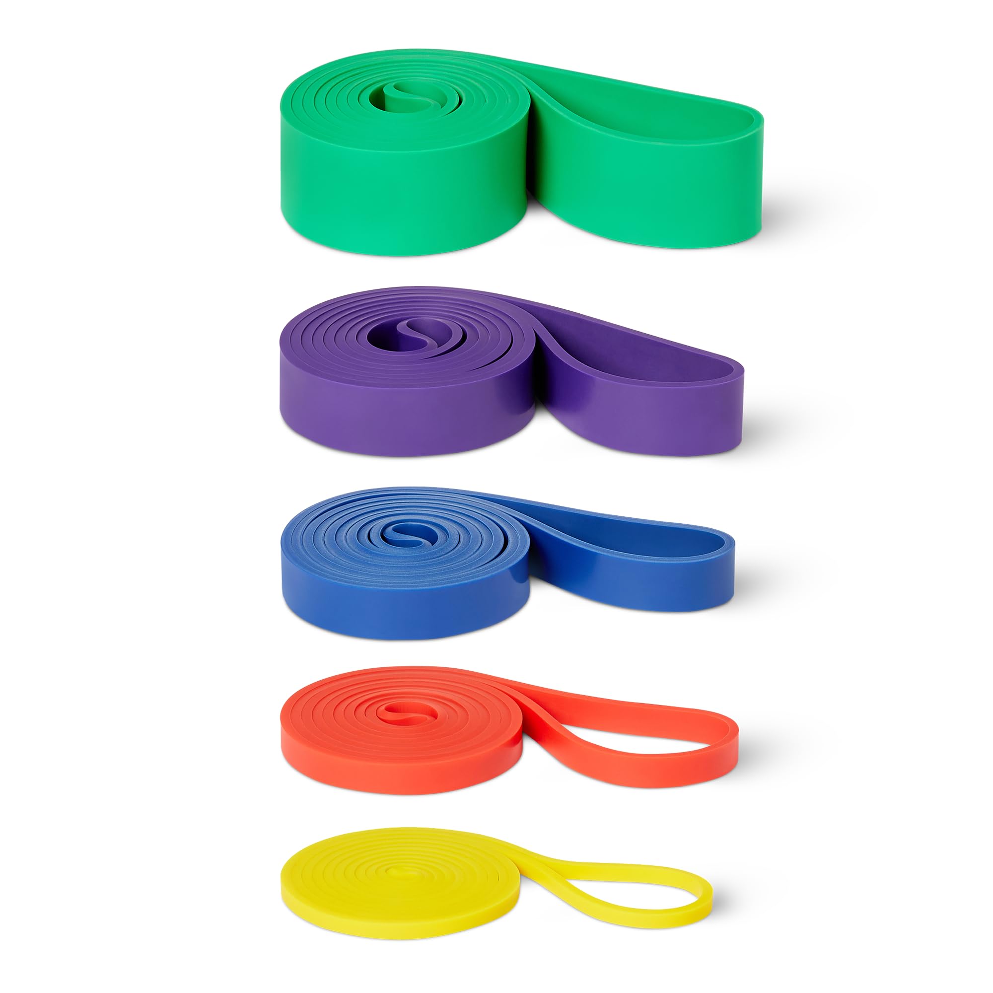 Amazon Basics Fasce Elastiche Set 5 Pezzi Resistenza