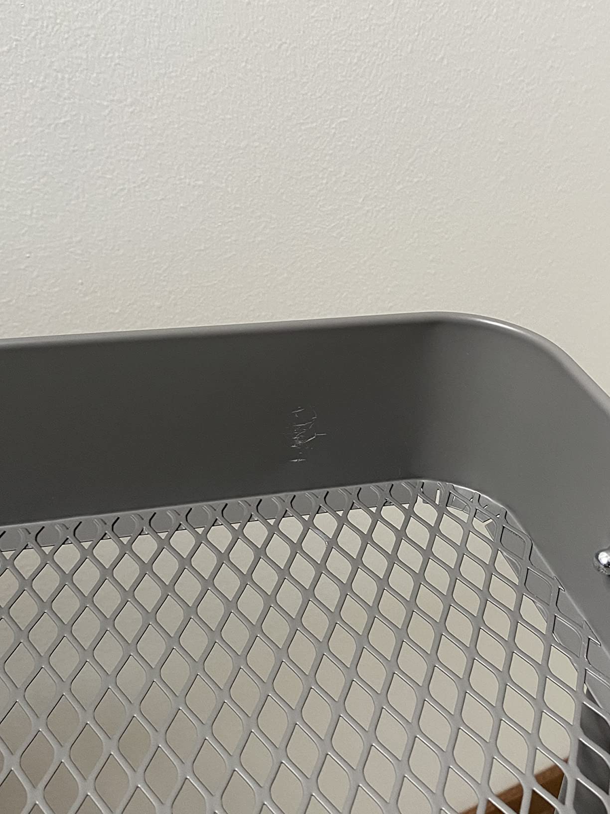 Amazon Basics Carrello 3 Ripiani con Ruote Rosa Antico Metallo