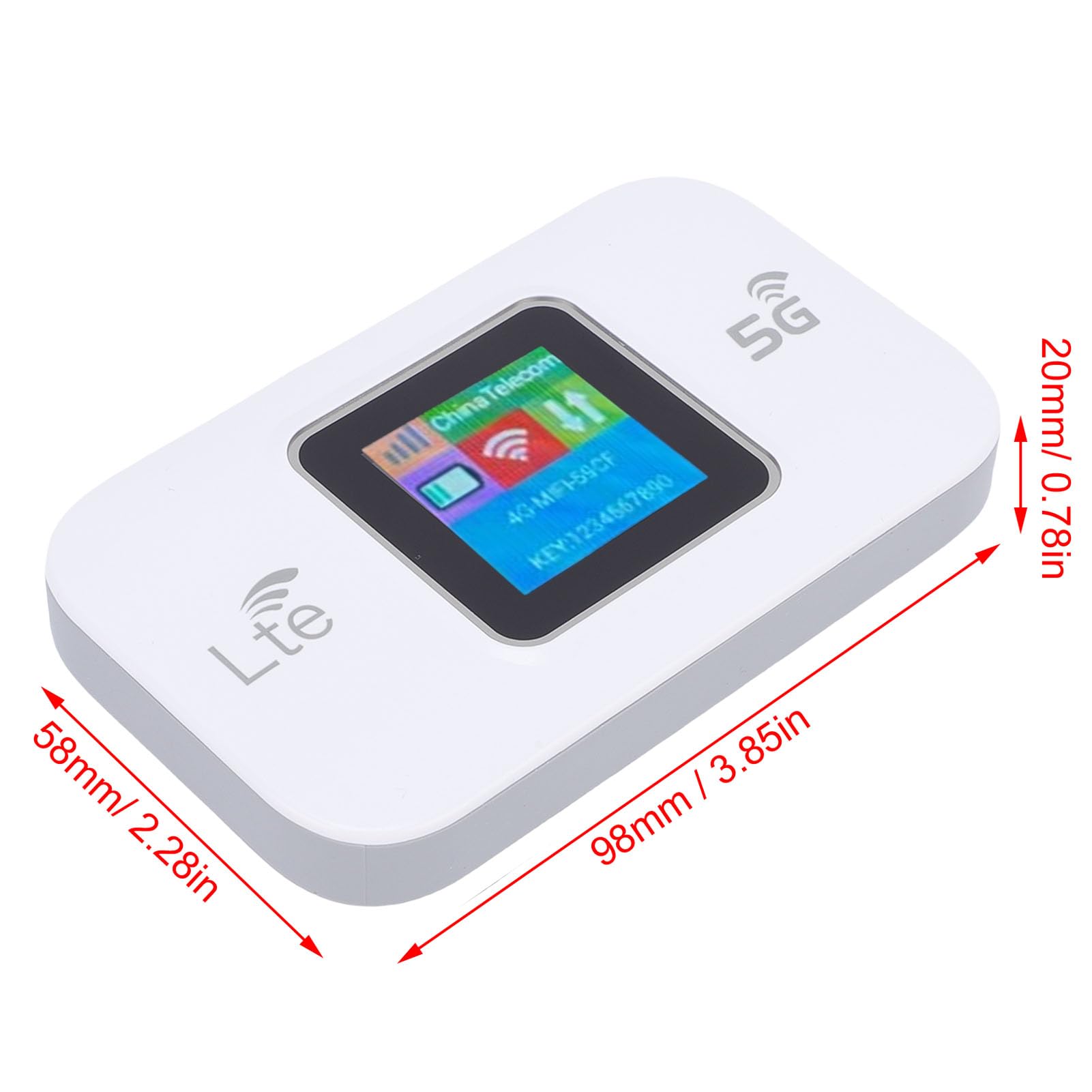 Elprico Hotspot Mobile LTE 5G hotspot wifi 300 Mbps 10 dispositivi