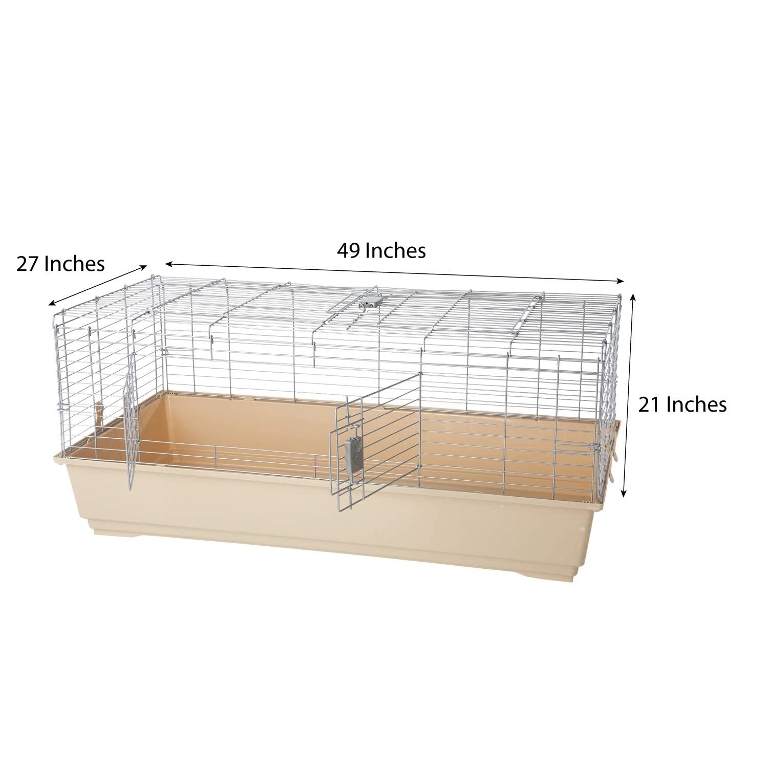 Amazon Basics Gabbia Conigli Jumbo 124cm con accessori