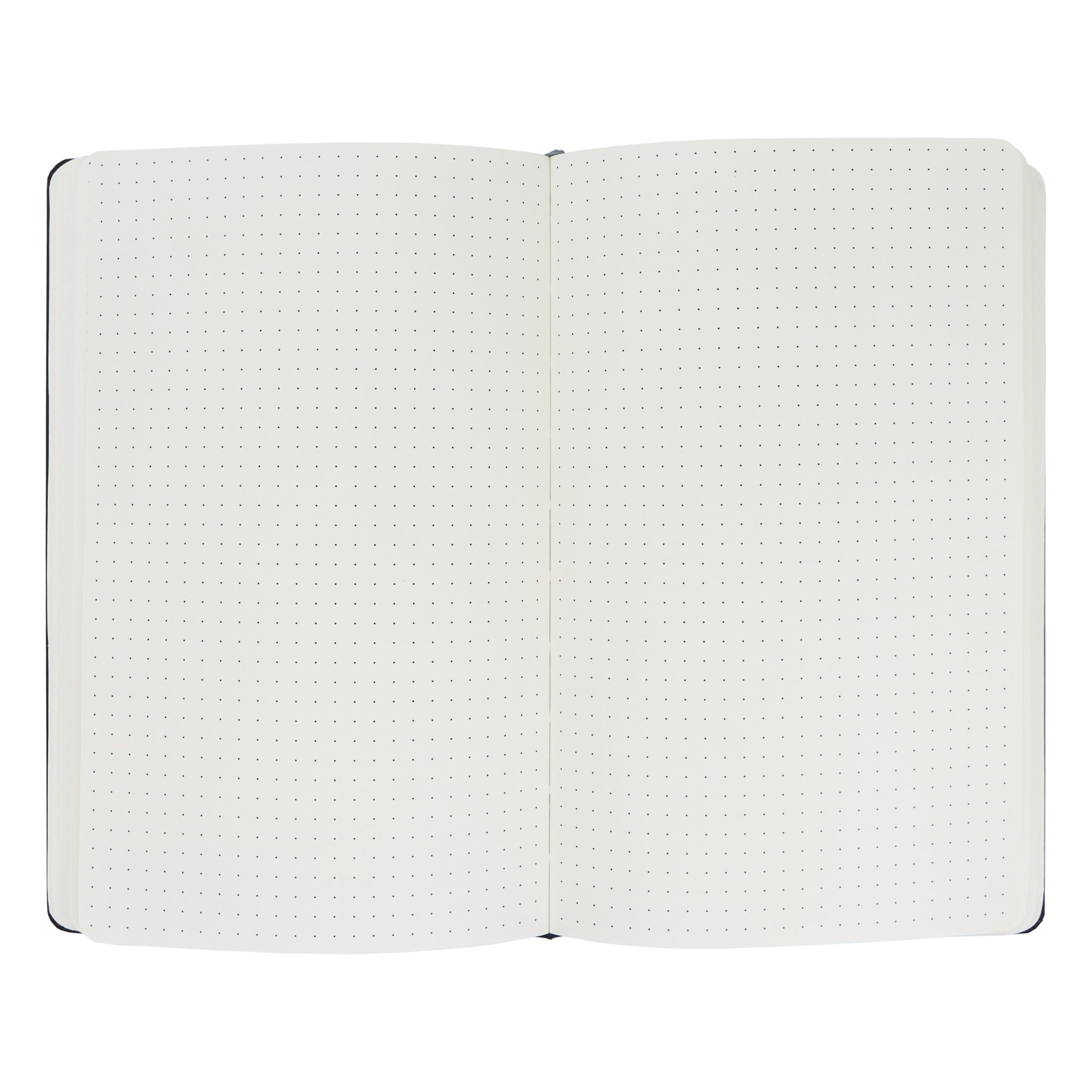 Amazon Basics Classico Taccuino Puntinato Nero 240 Pagine Rigido