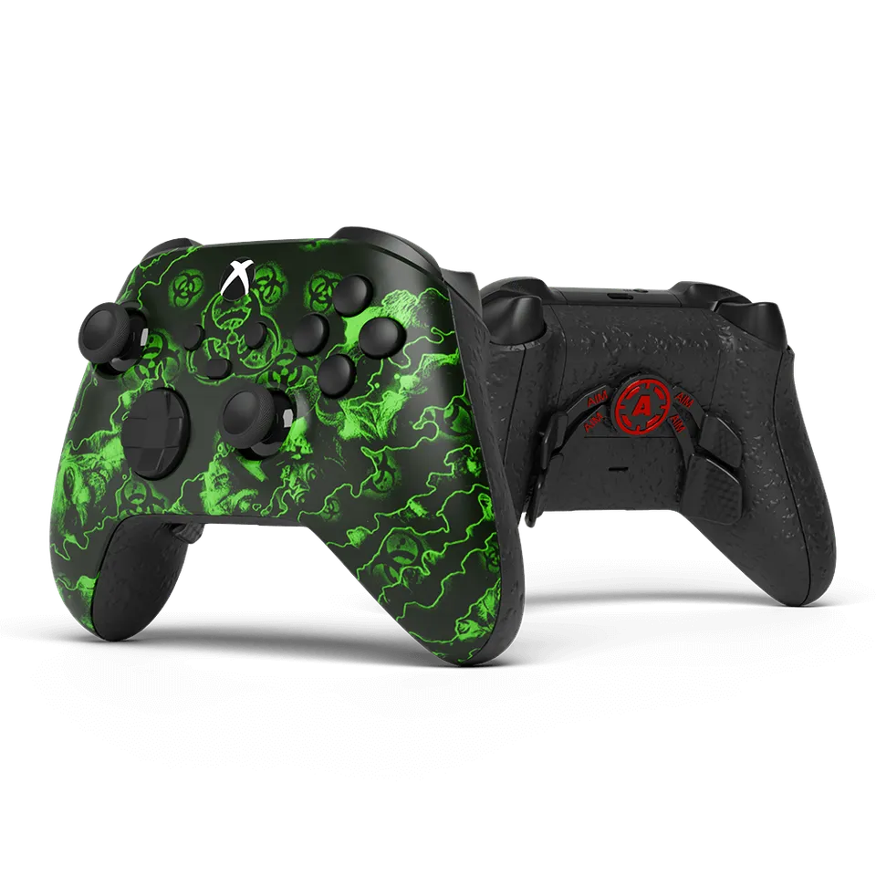 Aim Reaper Green Xbox Series X controller verde