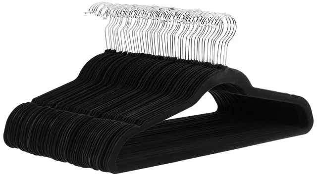 Amazon Basics grucce velluto nere 50 pezzi antiscivolo