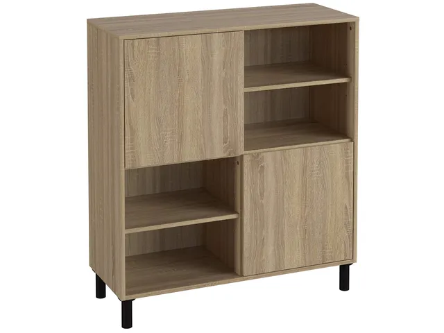 AmazonBasics Mobile 2 ante marrone quercia 101 cm