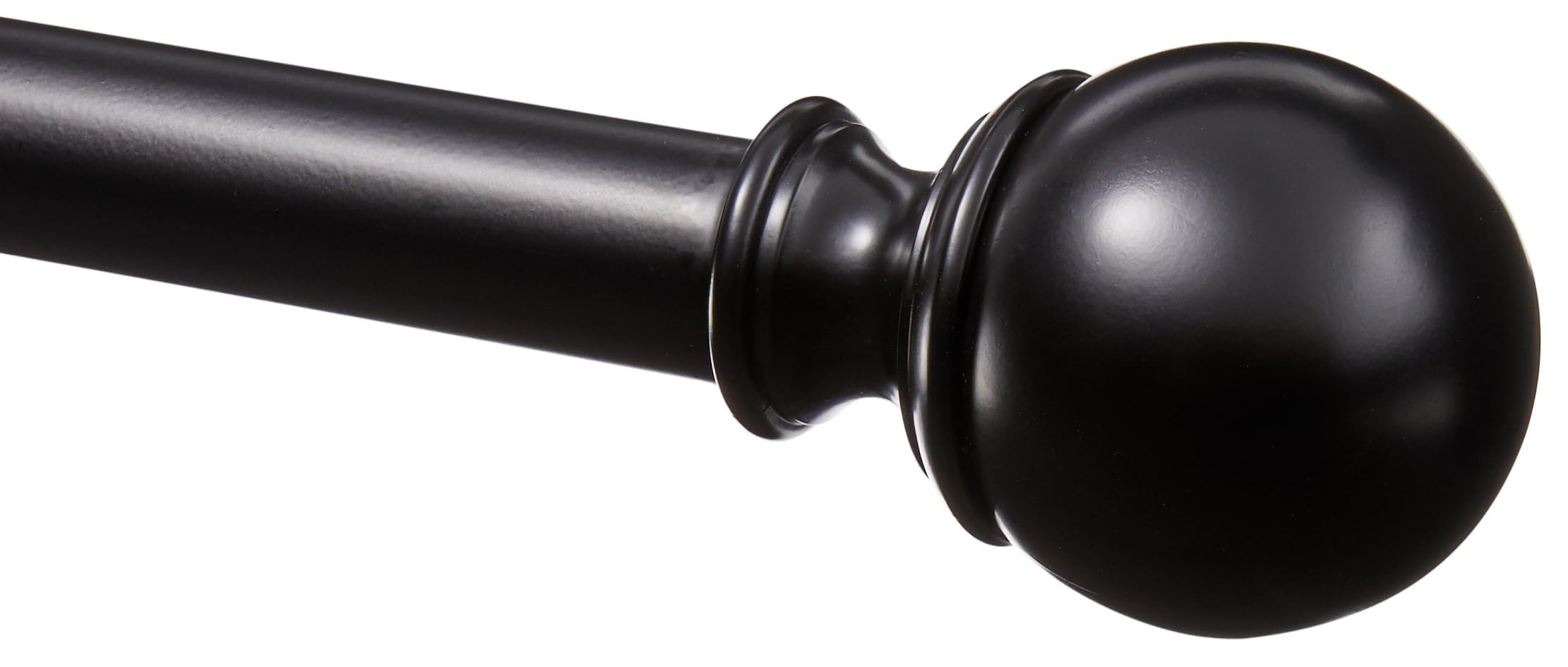 AmazonBasics Bastone Tenda 183-366 cm Nero Sfera 19 mm