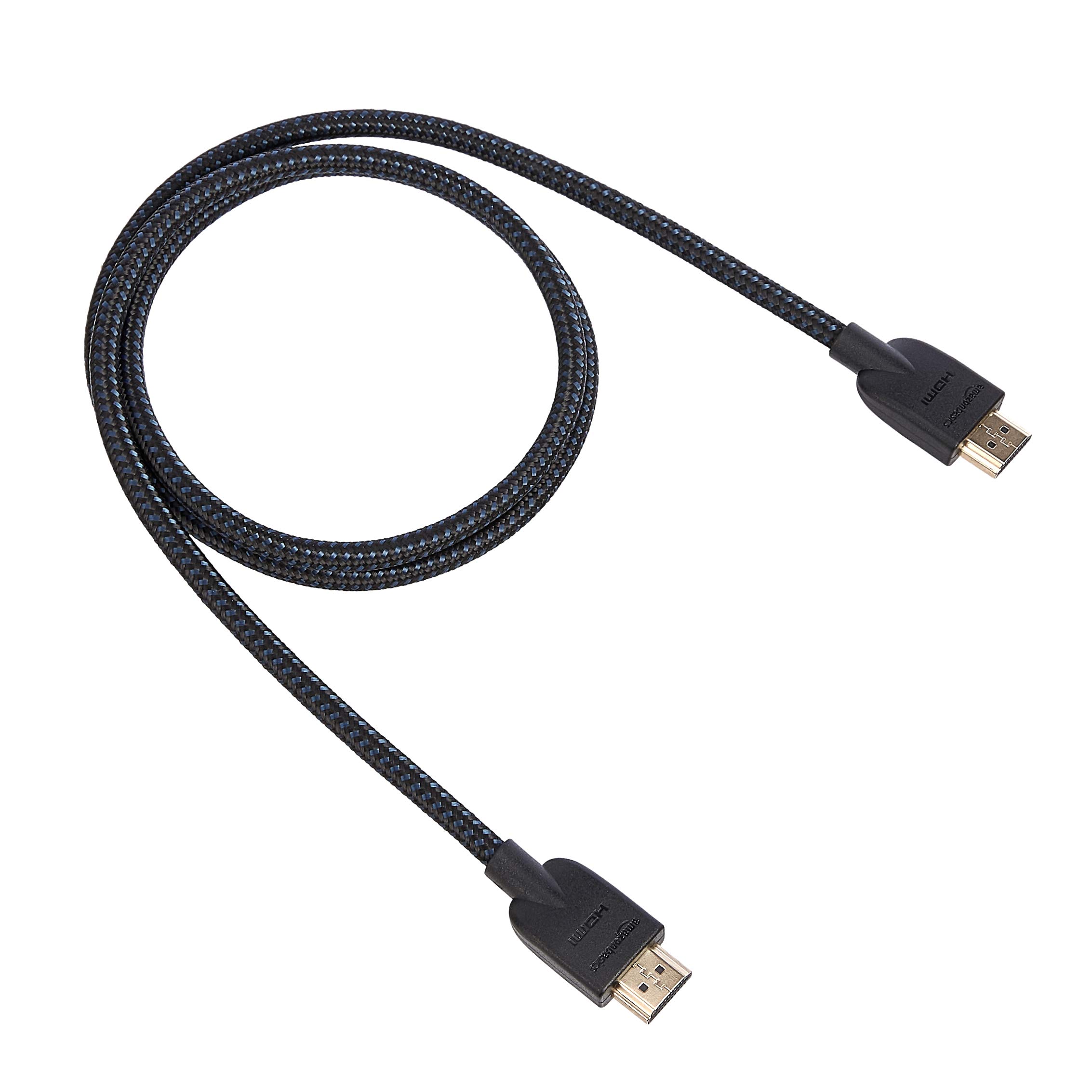 Amazon Basics cavo HDMI intrecciato 0,9 m nero 4K