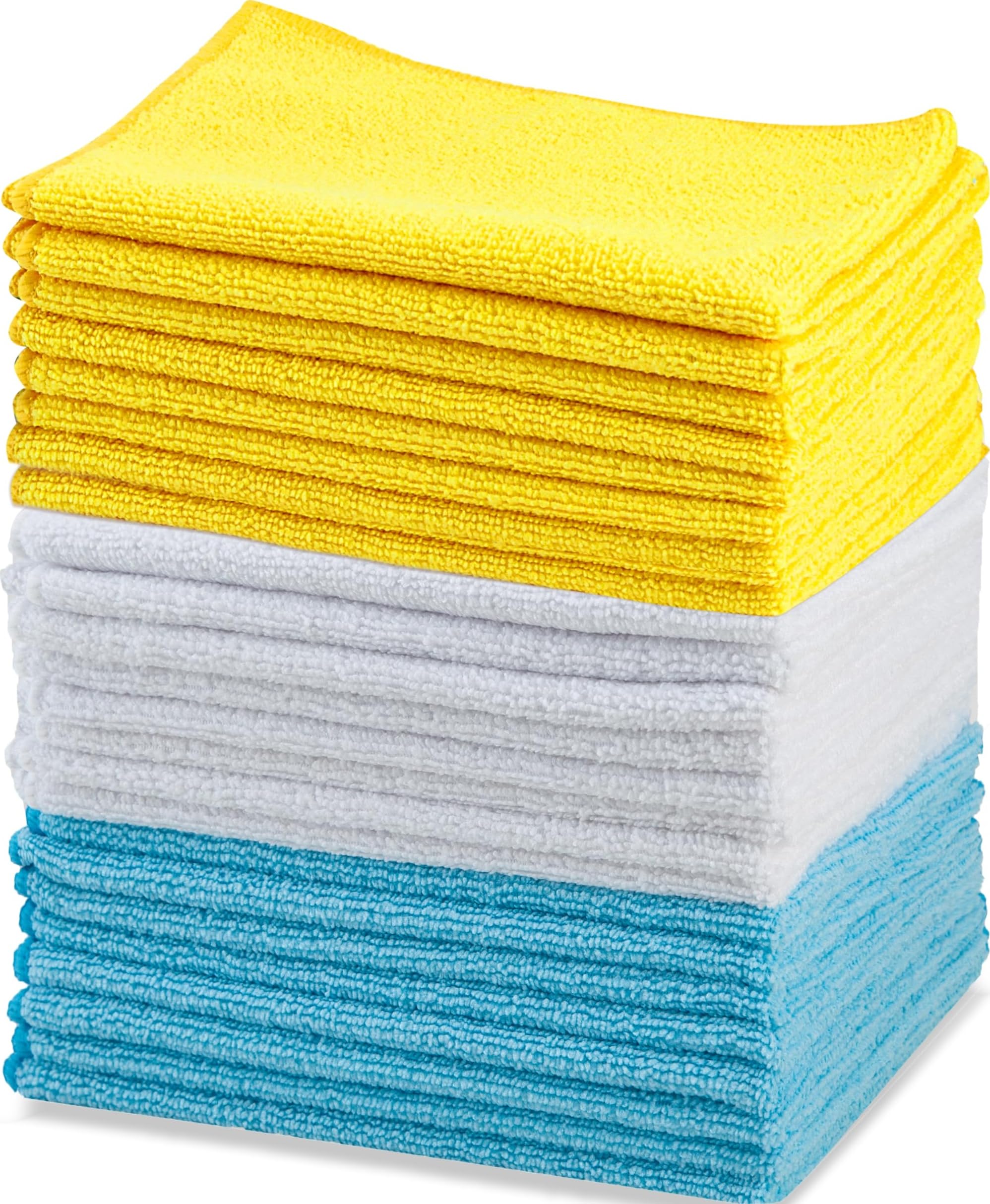 Amazon Basics Panni microfibra pulizia 48 pezzi multicolore