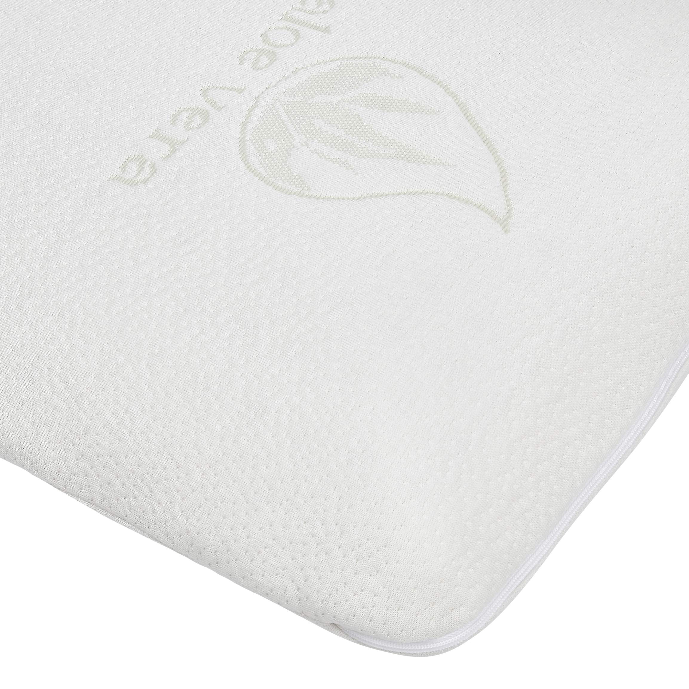 Amazon Basics cuscino memory foam aloe vera 70x42