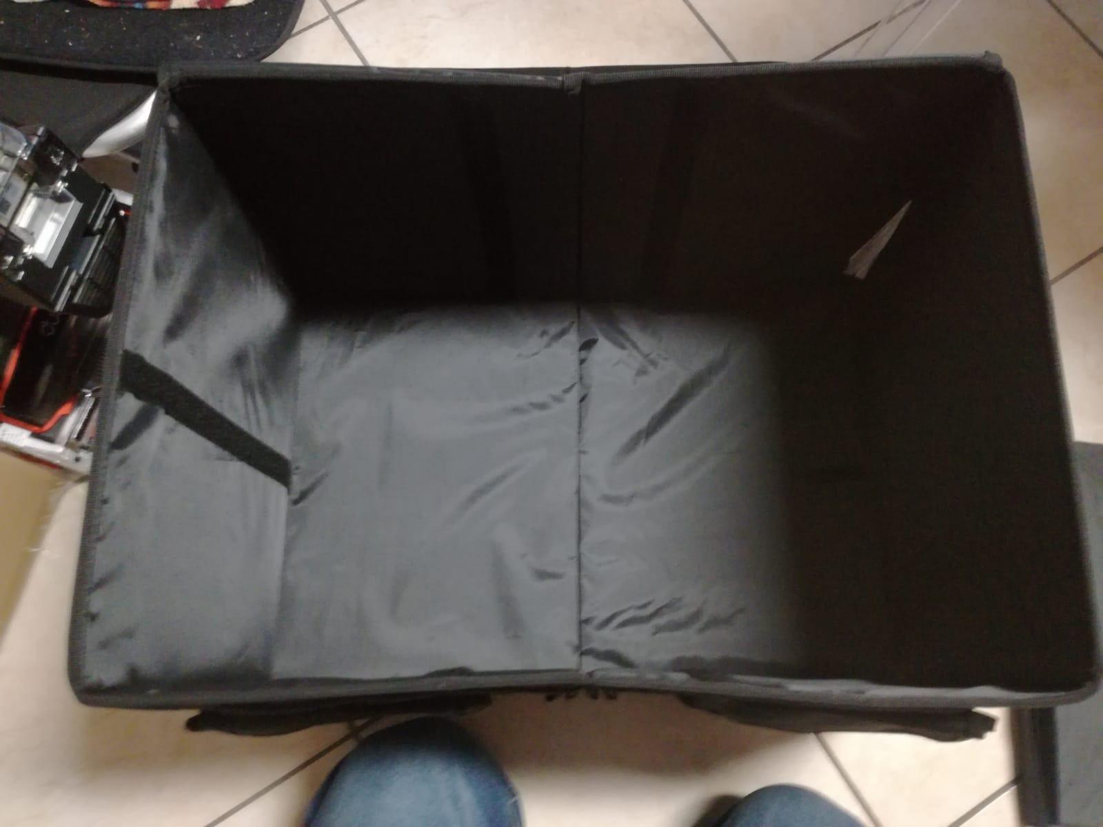 Amazon Basics portaoggetti bagagliaio auto 53x35x31 cm nero