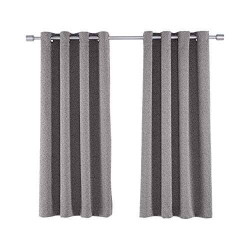 Amazon Basics Theatre Grade tende 132x160 cm grigio oscuranti 2 pezzi