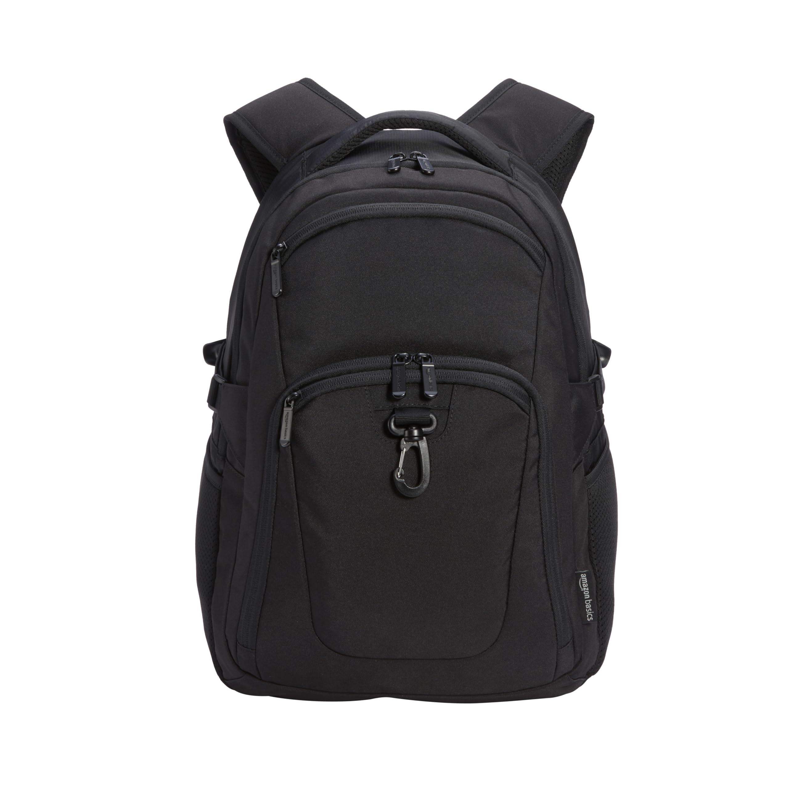 Amazon Basics Zaino Laptop 15,6 Pollici Nero Idrorepellente