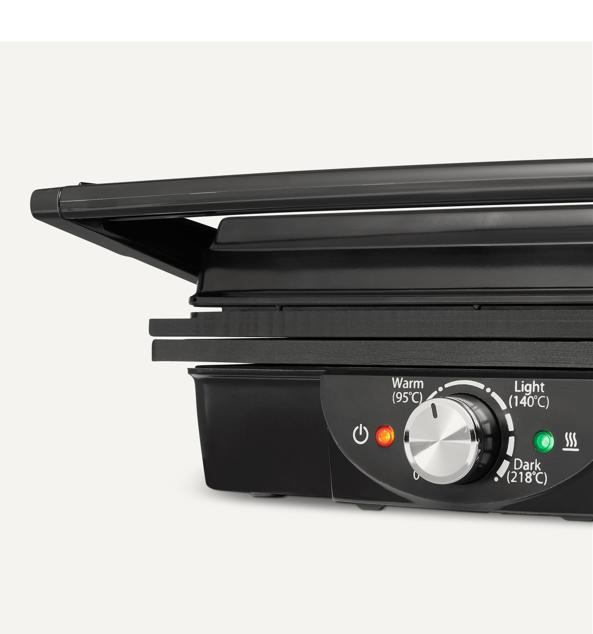 Amazon Basics Griglia Elettrica Contatto 2000W Nera Piastre