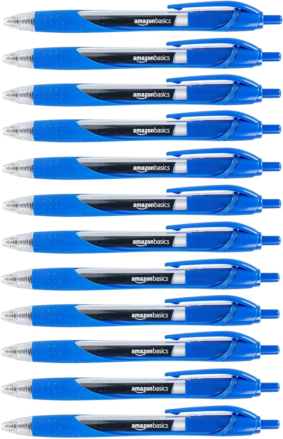 AmazonBasics Penne Gel Blu 0,7 mm 12 Pezzi Asciugatura Rapida
