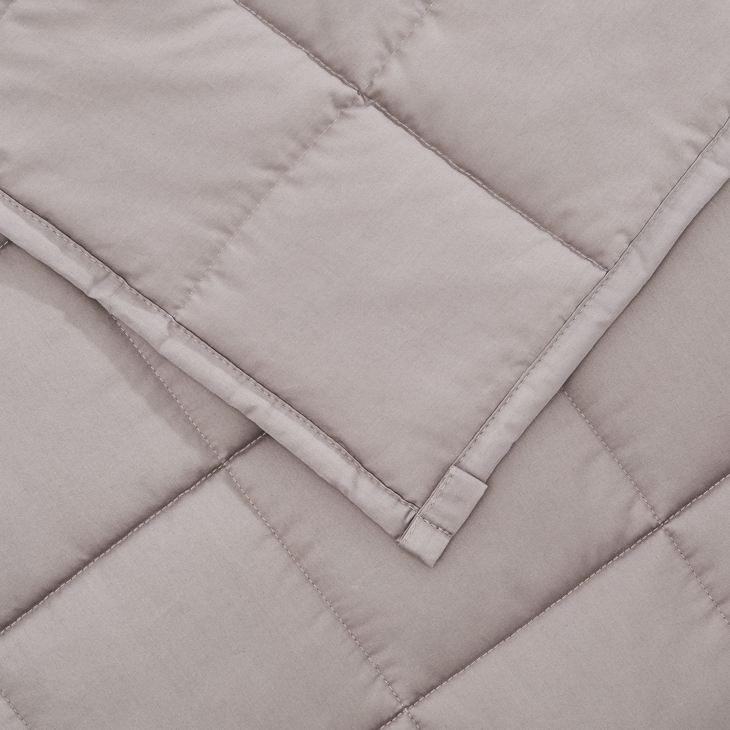 AmazonBasics Coperta Ponderata Cotone 5,4 kg 150x200 Grigio