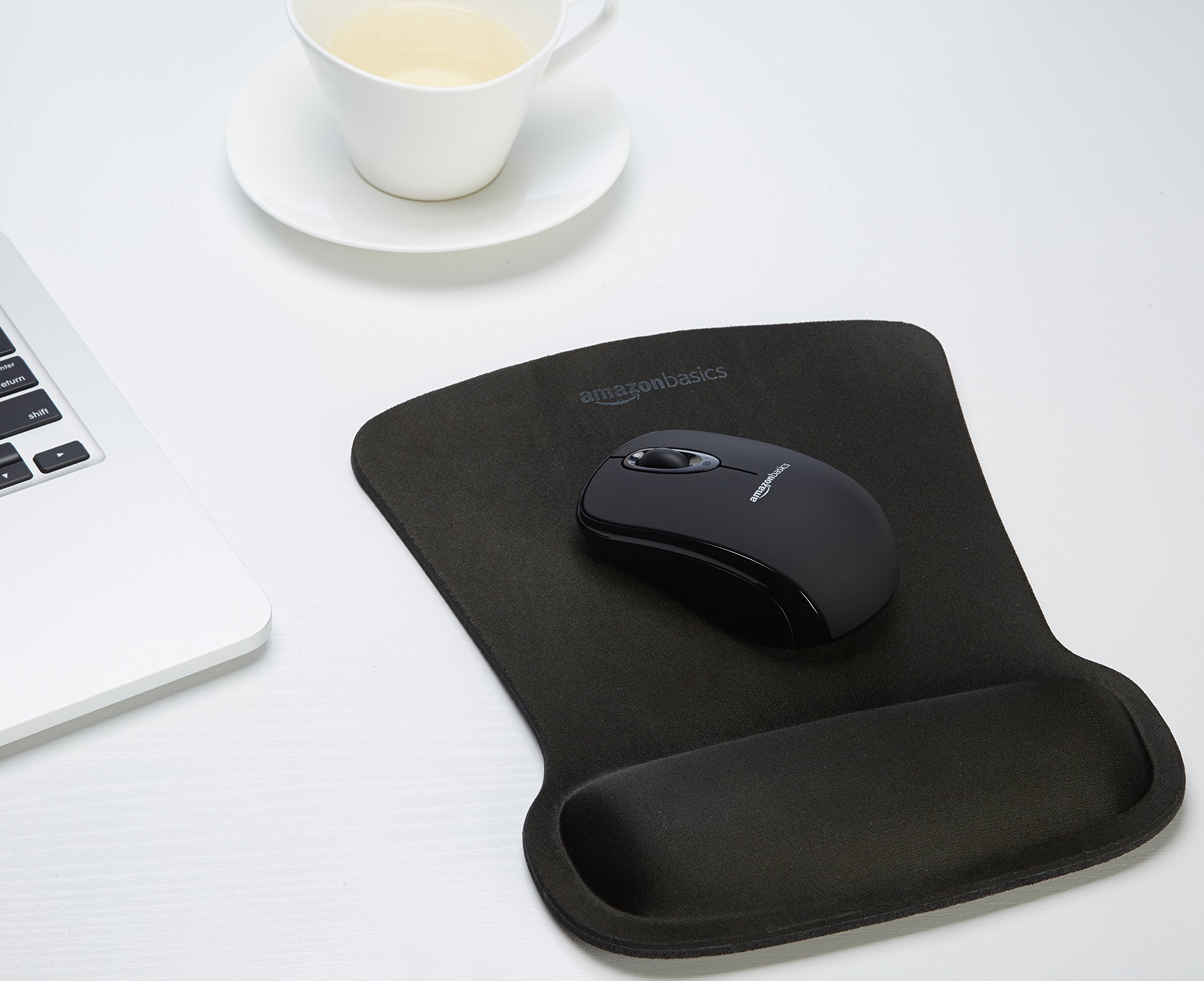 AmazonBasics tappetino mouse gel poggiapolsi 10 pezzi