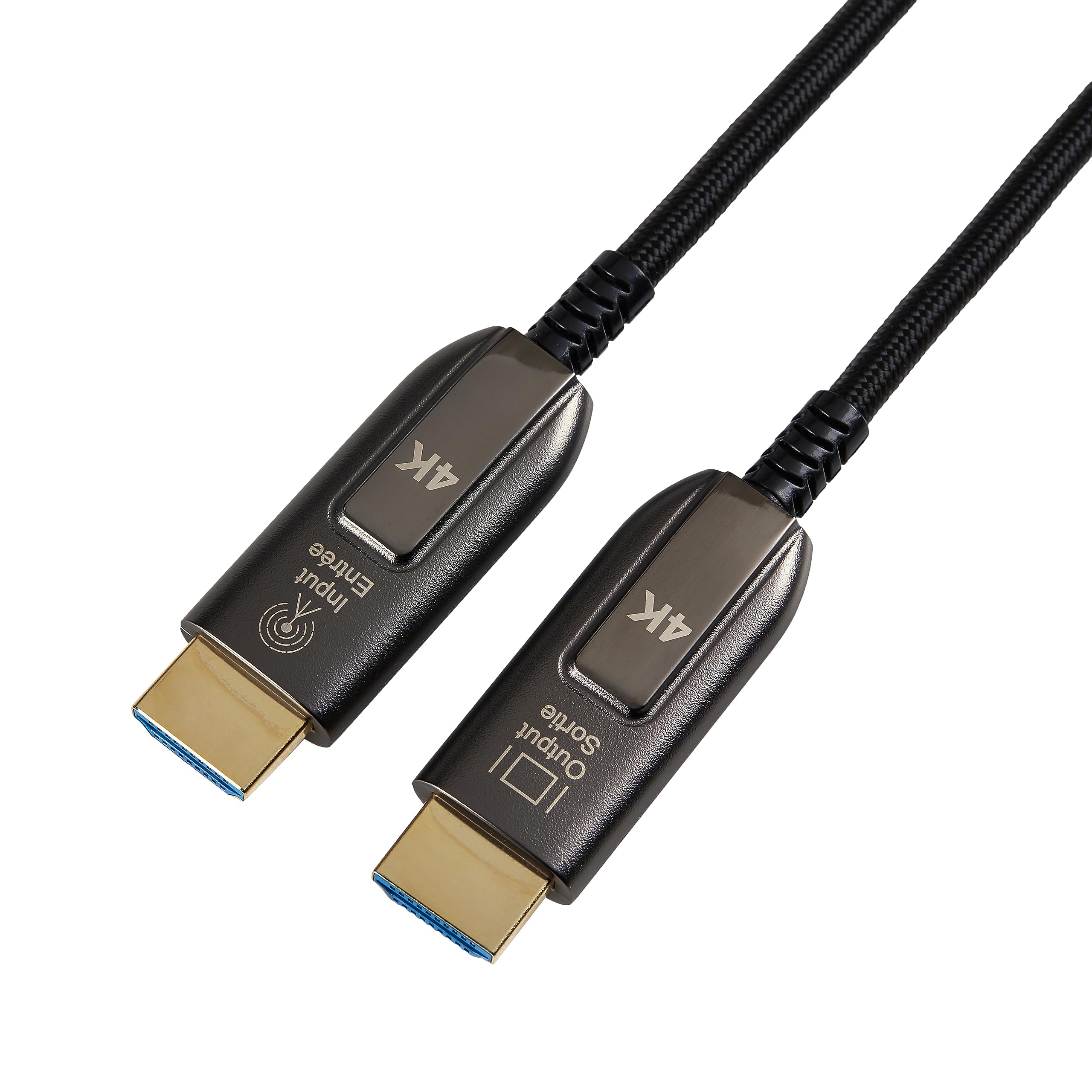 Amazon Basics cavo HDMI 4K 10 m fibra ottica nero