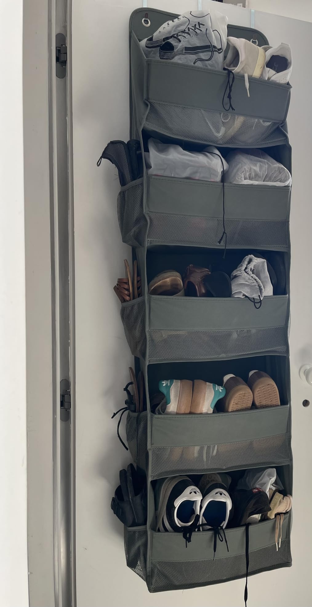 Amazon Basics Organizer da Porta 5 Ripiani Grigio Antracite
