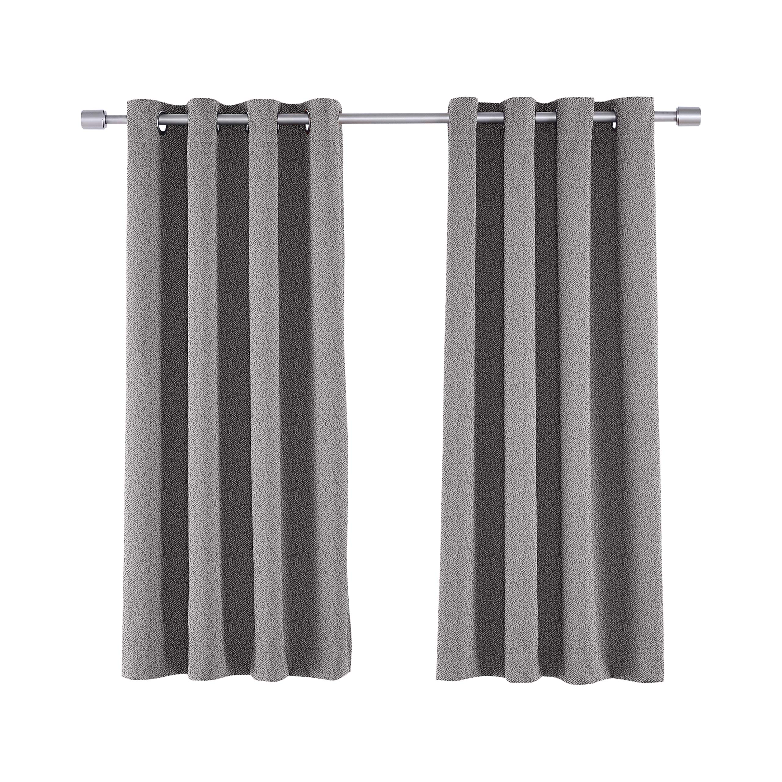 Amazon Basics Theatre Grade tende 132x160 cm grigio oscuranti 2 pezzi