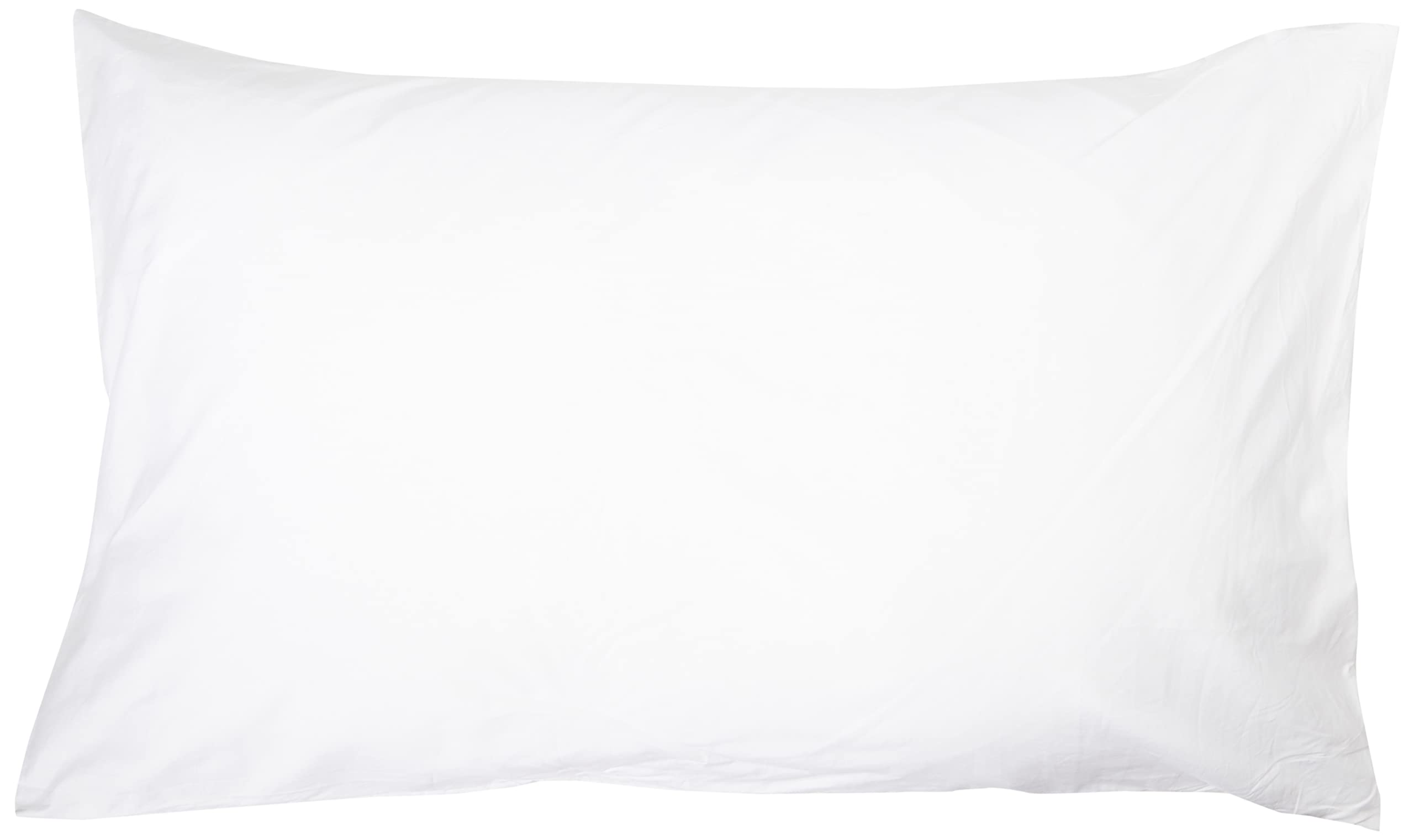 AmazonBasics Federe Cuscino 50x80 Cotone Bianco 4 Pezzi