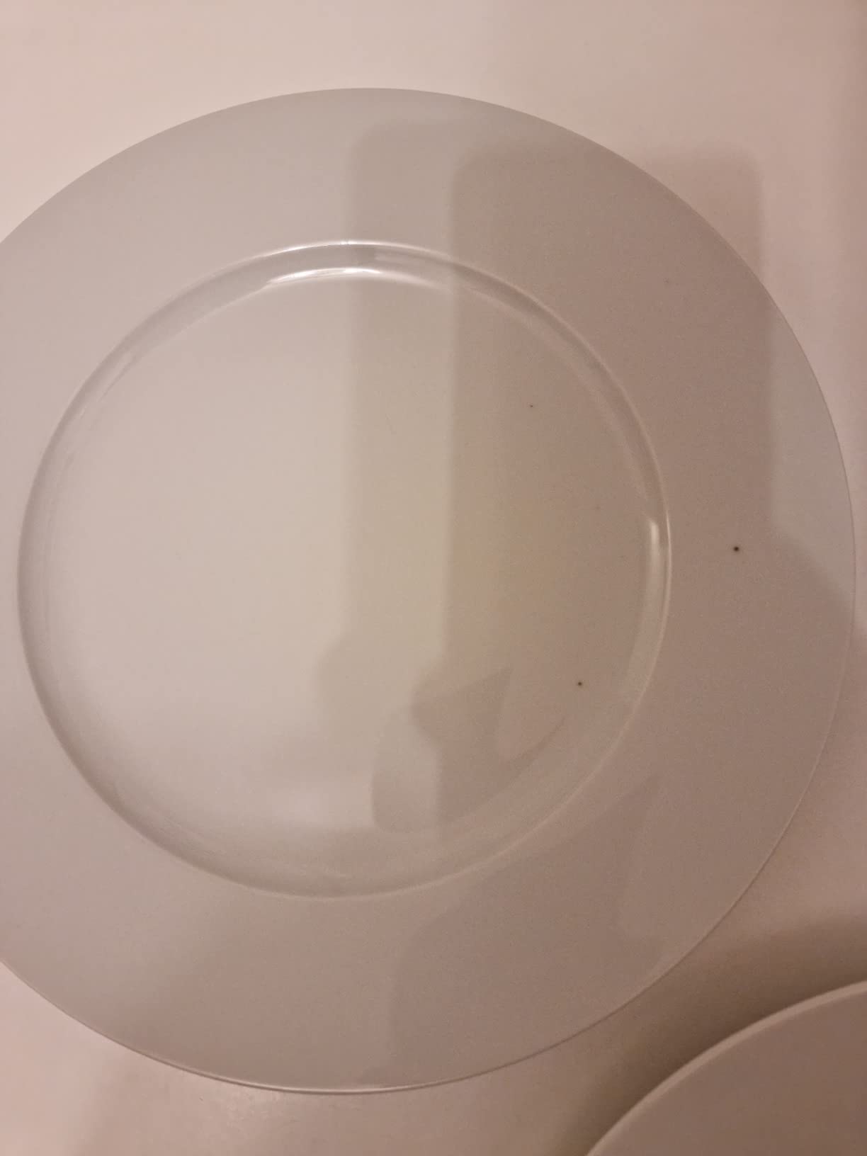 AmazonBasics Piatti Piani Porcellana 26,7 cm 6 Pezzi