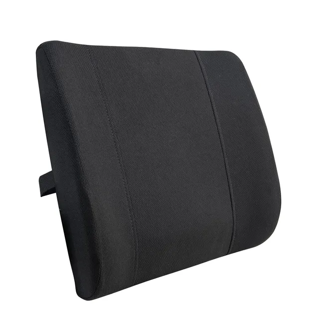 AmazonBasics Cuscino Lombare Memory Foam Nero Supporto Schiena