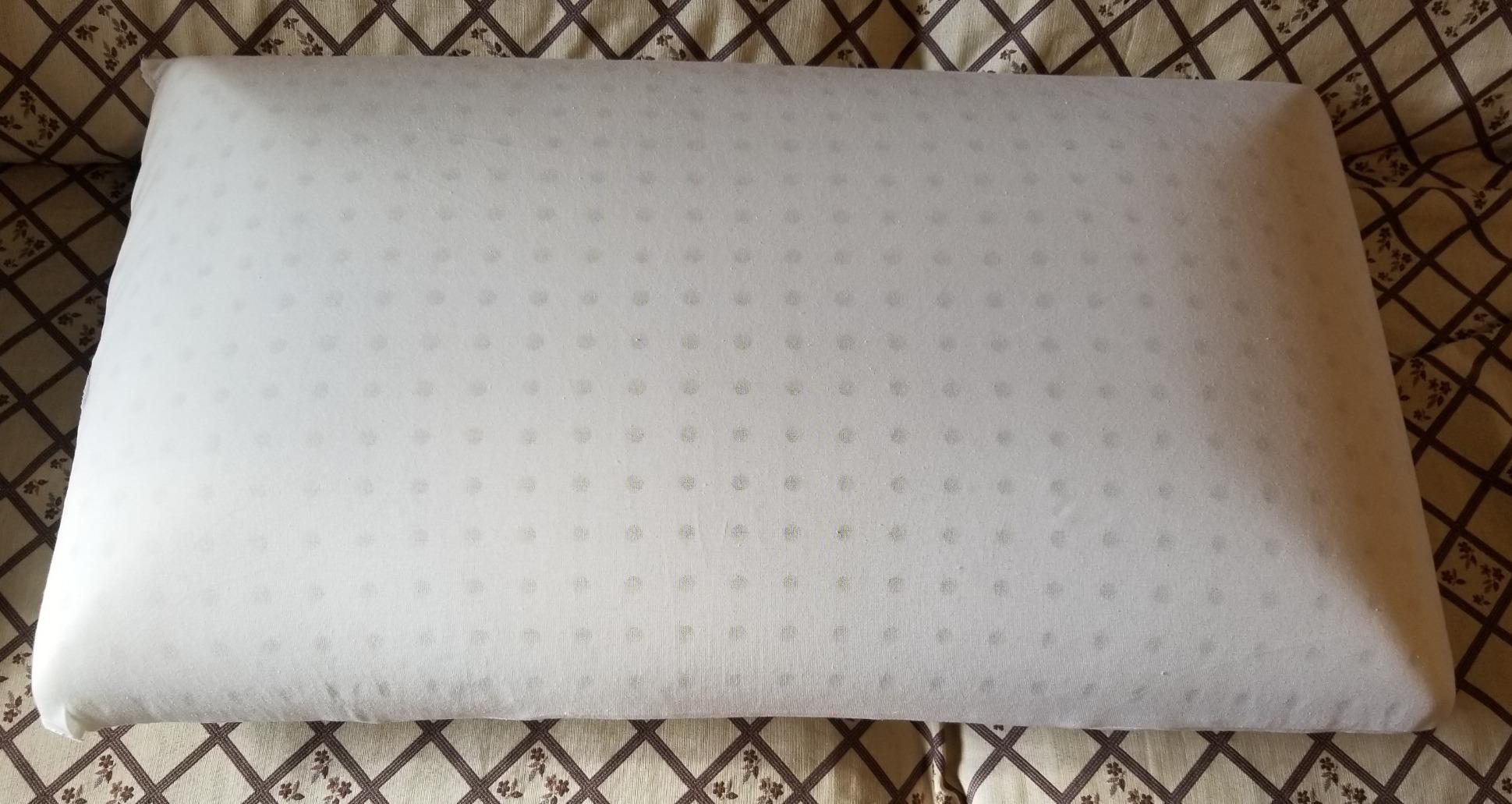Amazon Basics cuscino memory foam aloe vera 70x42