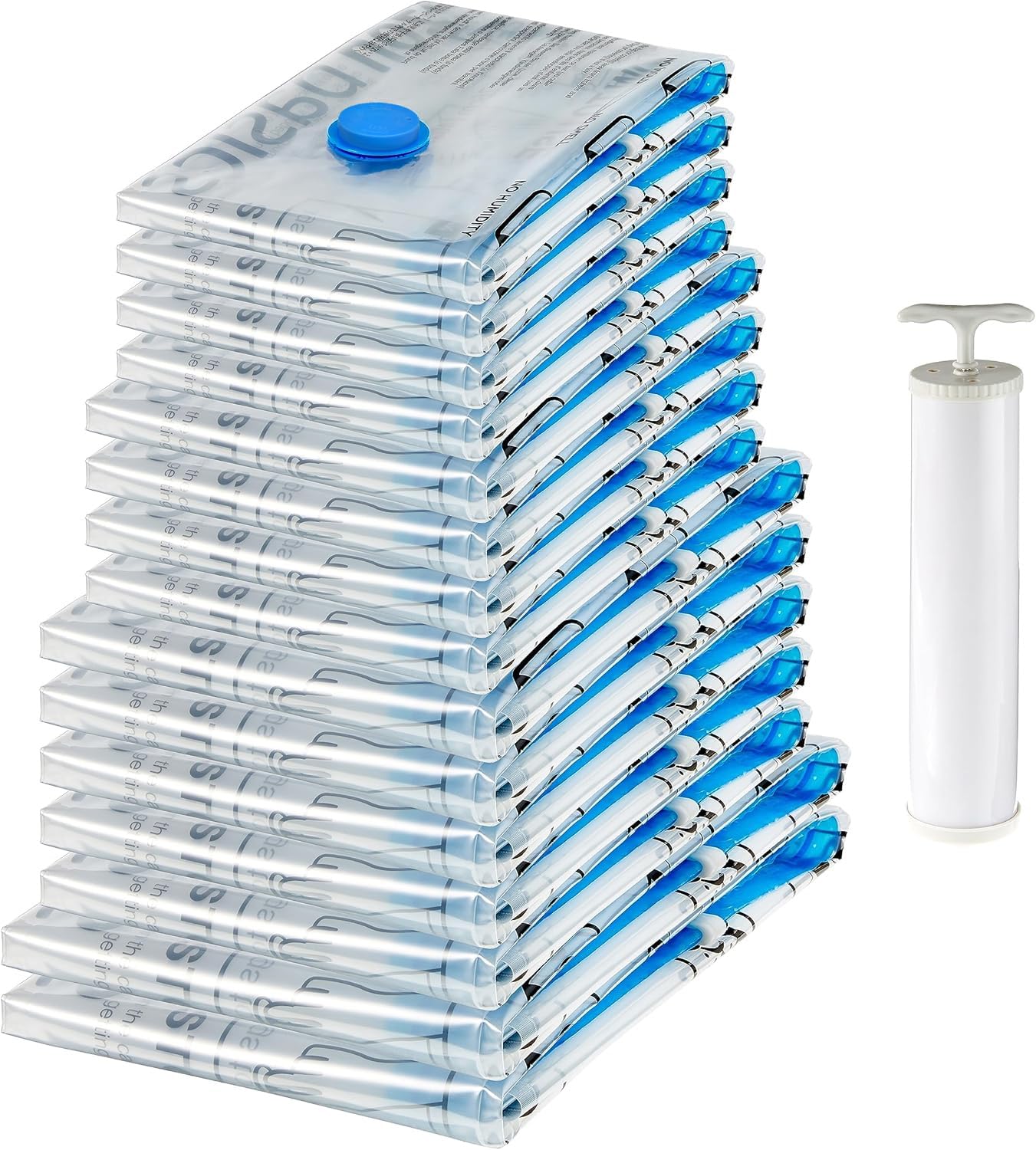 Amazon Basics sacchetti sottovuoto combo 6 pezzi con pompa