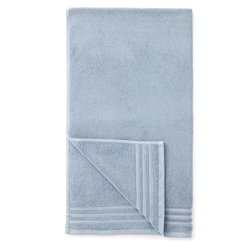 Amazon Basics set asciugamani cotone 6 pezzi blu