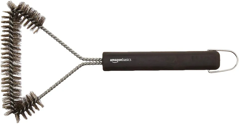 AmazonBasics spazzola barbecue triangolare 30,5 cm nero