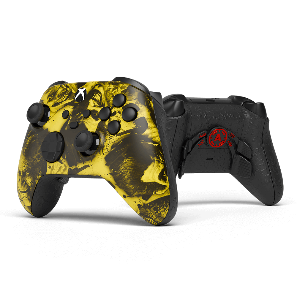Aim Joker controller Xbox Series X giallo