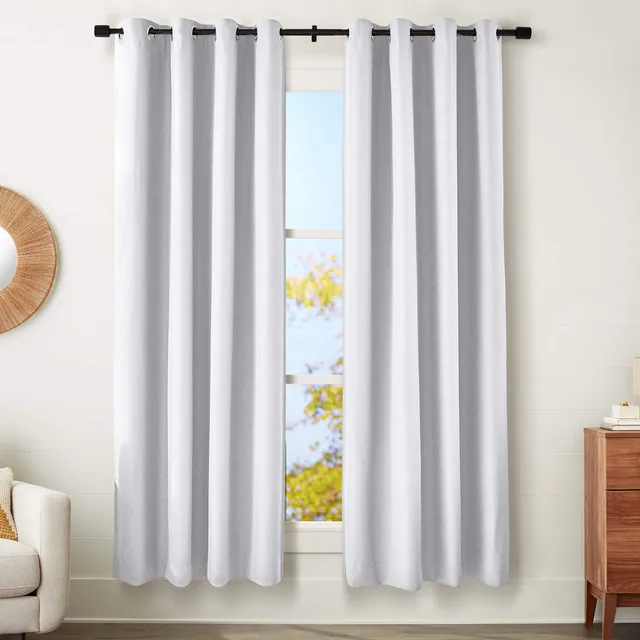 Amazon Basics Mabry 52x84 tende oscuranti bianche 2 pezzi blackout