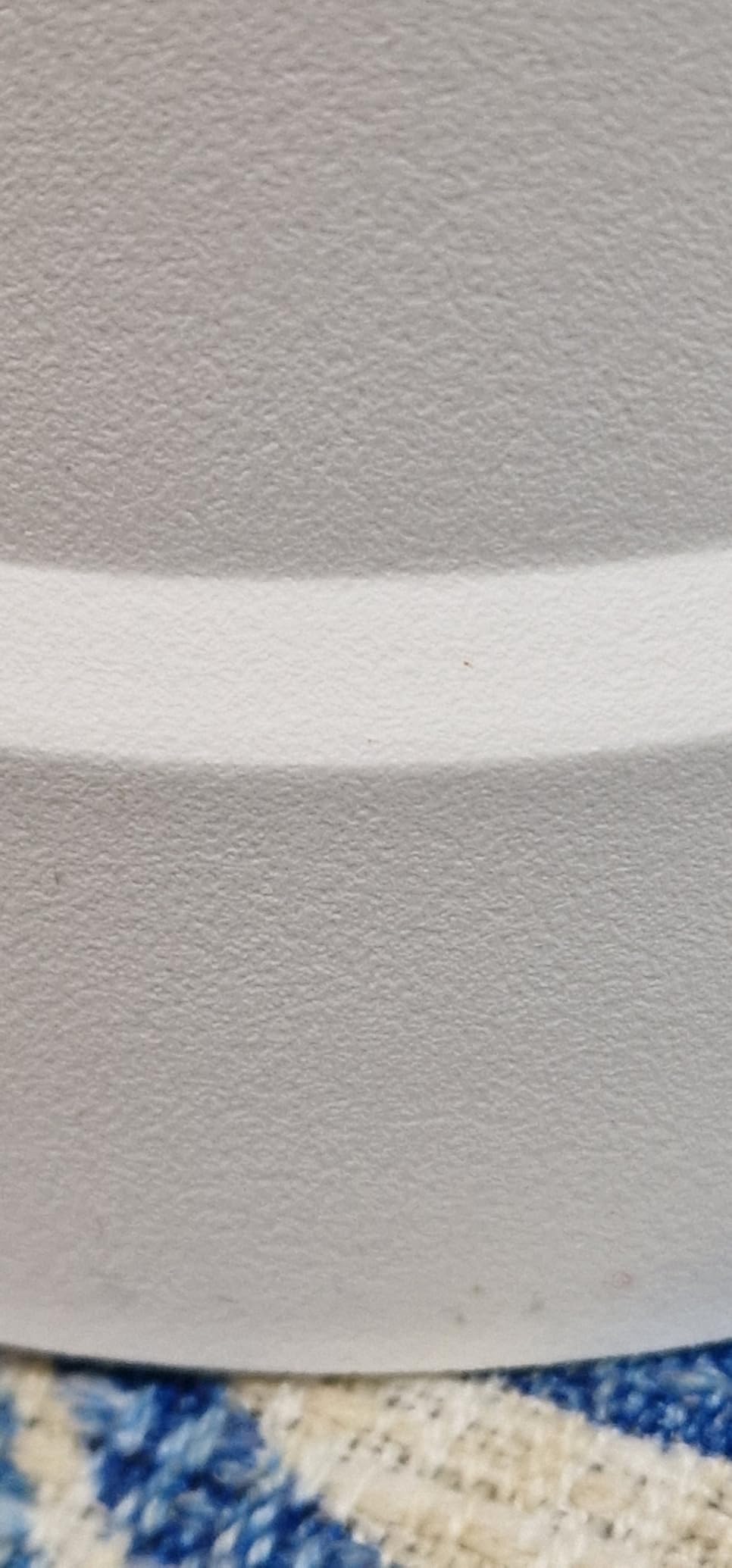 Amazon Basics Vaso per Piante Bianco 14 cm con Sottovaso