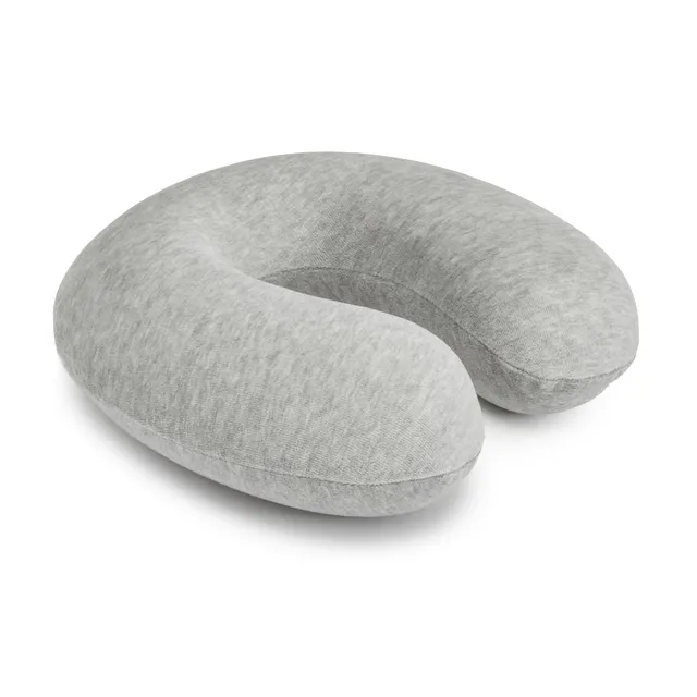 Amazon Basics Cuscino da Viaggio Memory Foam Grigio semicircolare