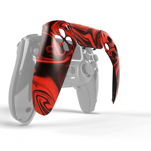 Aim Controller Caustic Red Snap Panel cover PS5 rossa