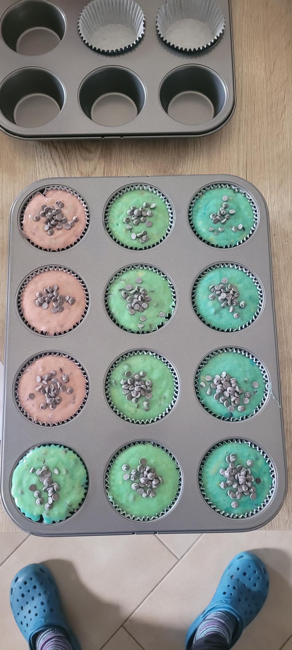 AmazonBasics teglia muffin antiaderente 12 stampi confezione 2