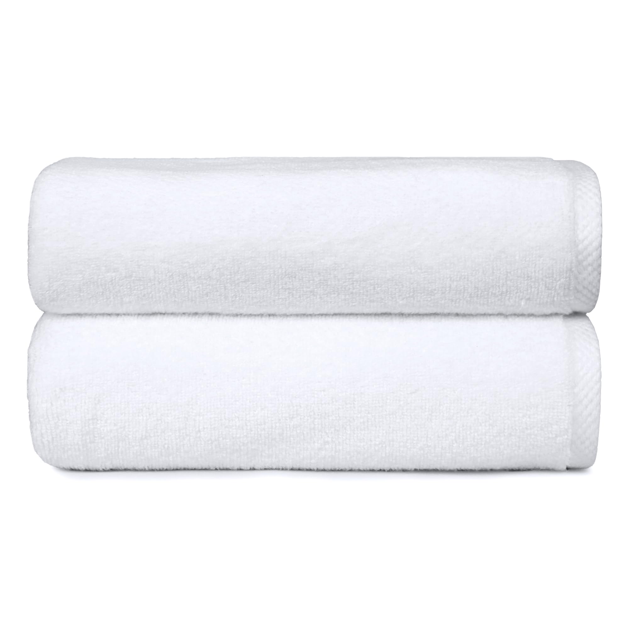 Amazon Basics teli bagno 70x140 cotone bianco 2 pezzi