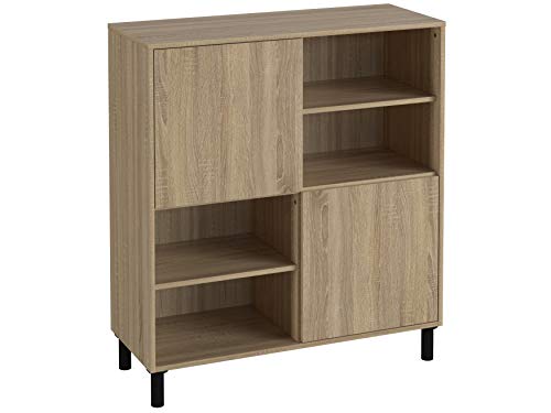 AmazonBasics Mobile 2 ante marrone quercia 101 cm
