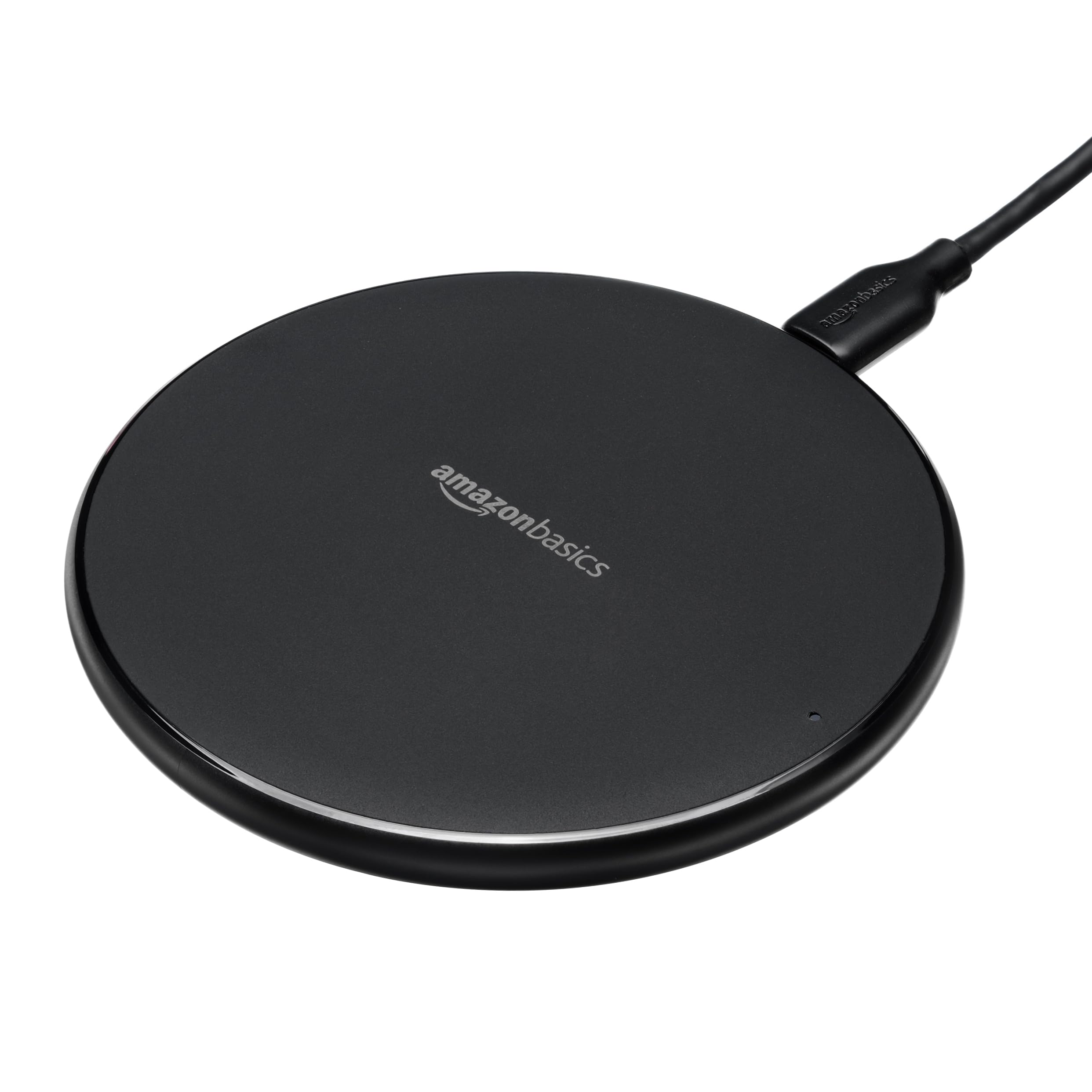 Amazon Basics Caricatore Wireless 15W Nero con Cavo USB