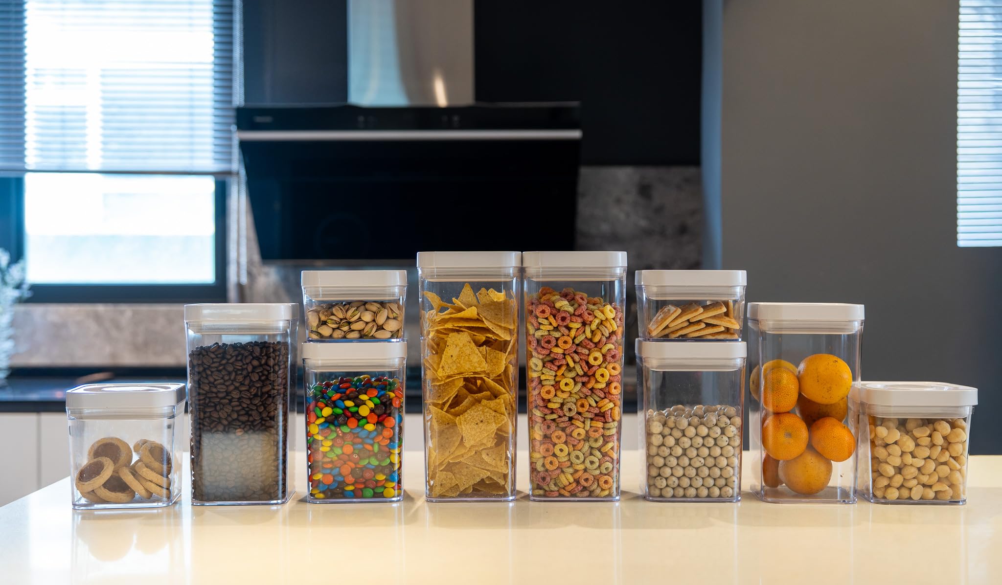 Amazon Basics contenitori alimenti ermetici 10 pezzi senza BPA