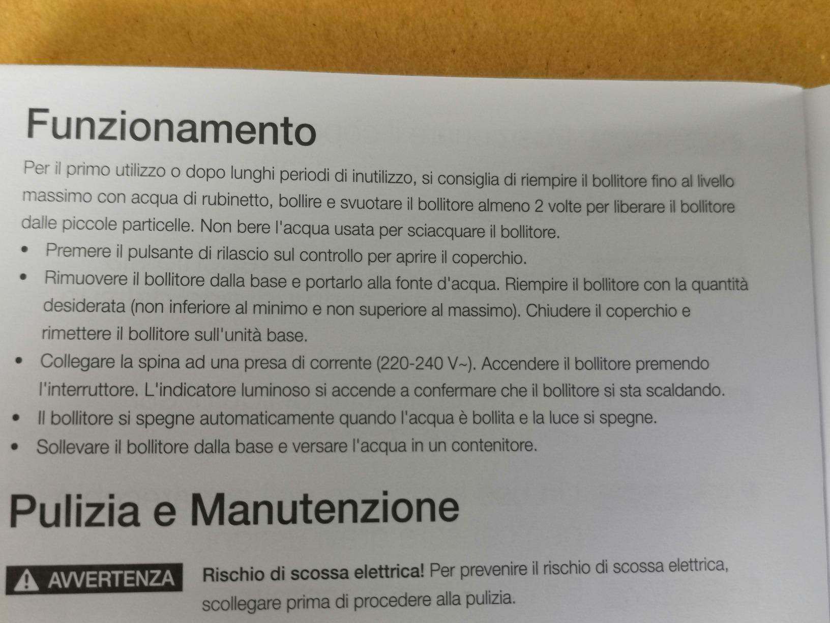 Amazon Basics Bollitore Elettrico 1,7 L Inox Doppia Parete