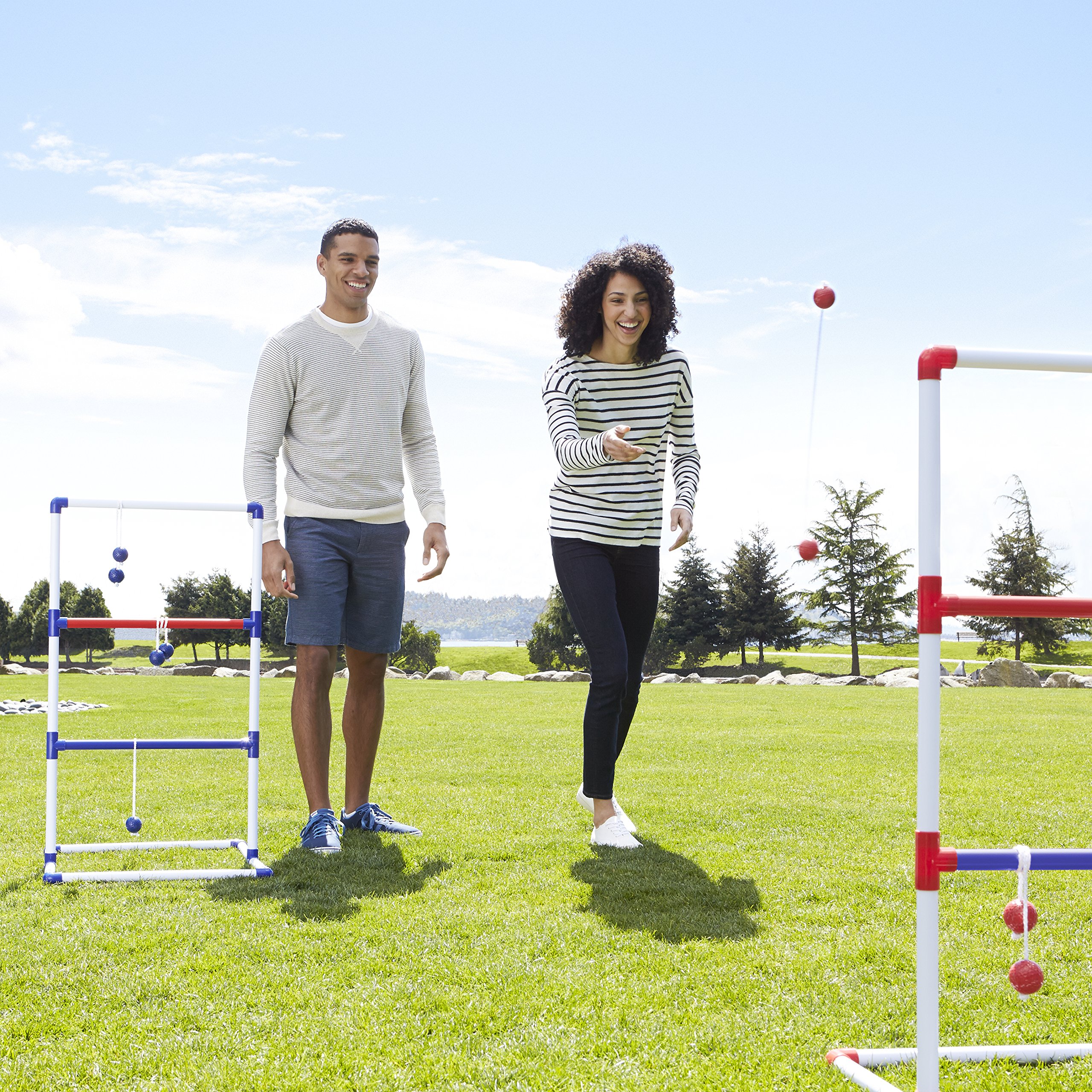 AmazonBasics Set Ladder Golf con Borsa per Esterno Giardino