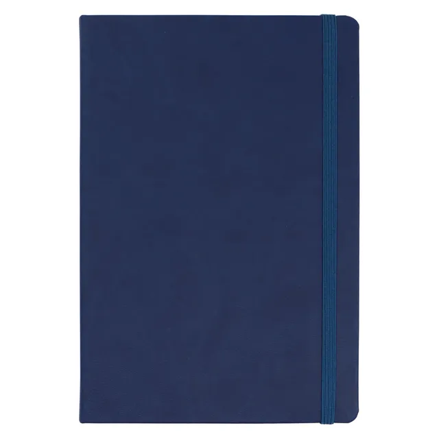 AmazonBasics Taccuino A righe A5 Blu Navy 240 Pagine