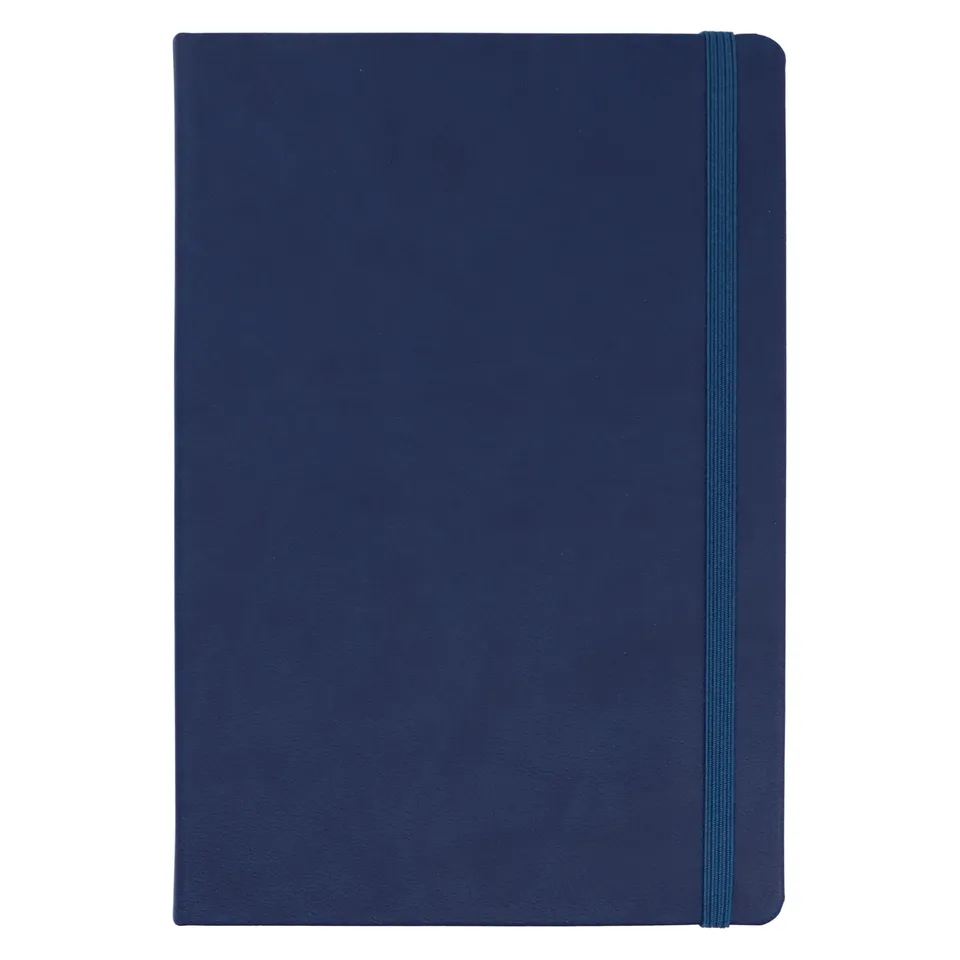 AmazonBasics Taccuino A righe A5 Blu Navy 240 Pagine