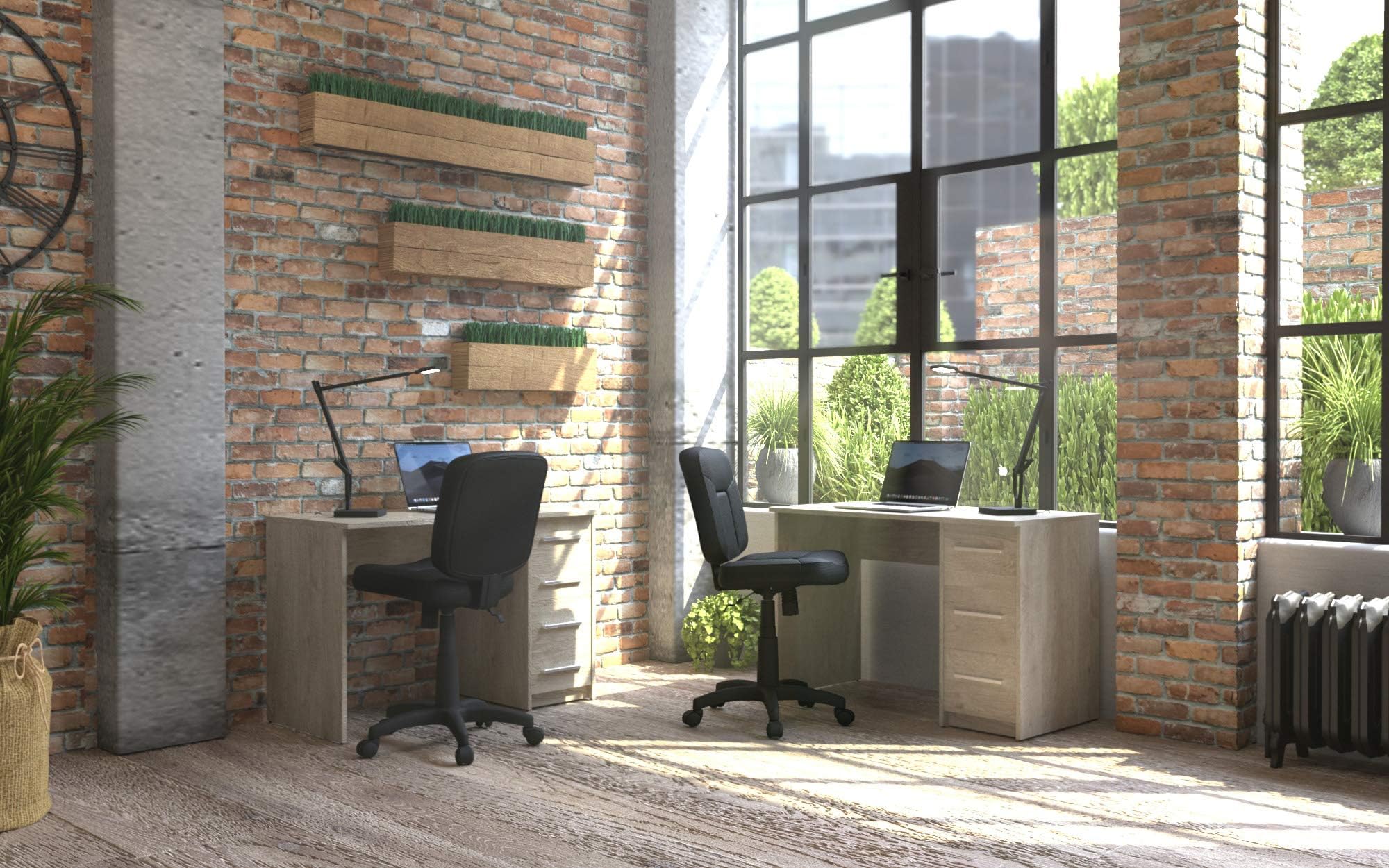 AmazonBasics Sedia Ufficio Ergonomica Nera Altezza Regolabile