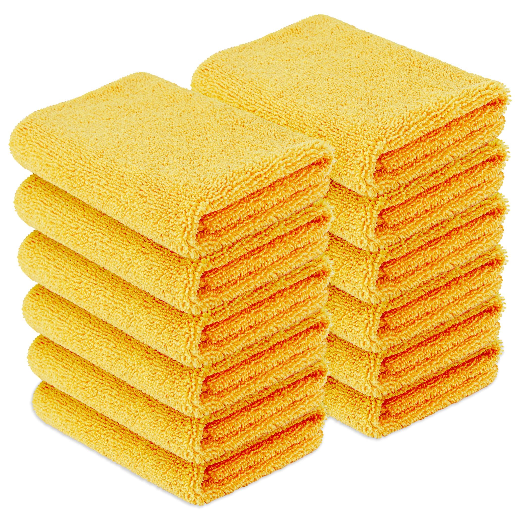Amazon Basics Panni Microfibra 40x40 cm Confezione da 3 Auto