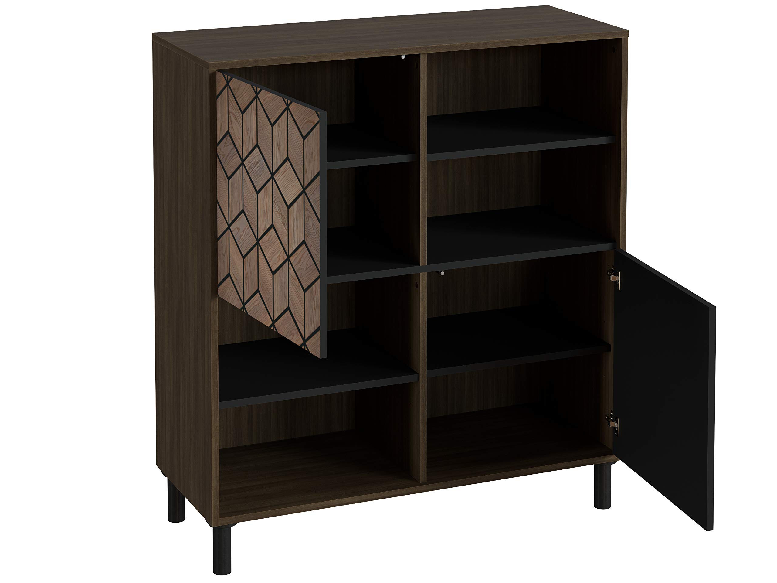 AmazonBasics Mobile 101x40x113 cm marrone 2 ante